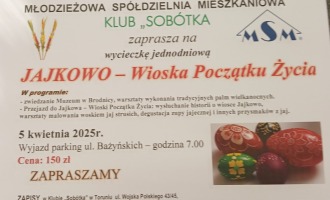 Wycieczka jednodniowa Brodnica i Jajkowo - Wioska Początku Życia.